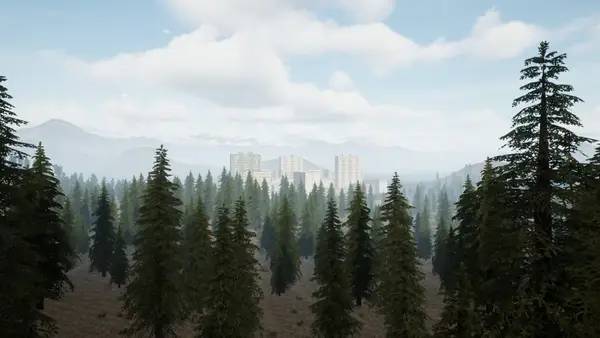 Общий вид на игровую локацию