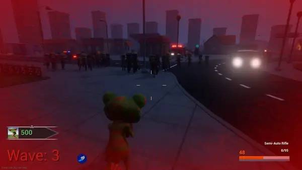 Общий вид на игровую локацию