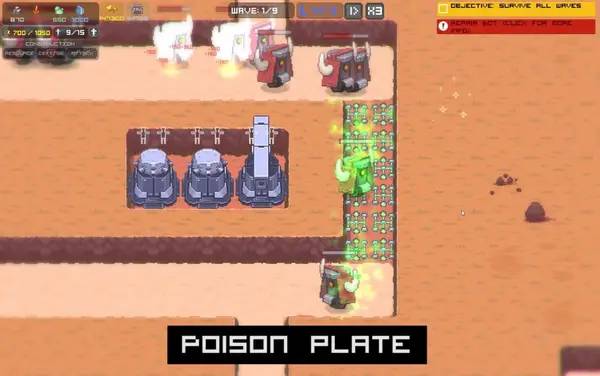 Общий вид на игровую локацию