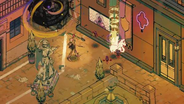 Общий вид на игровую локацию