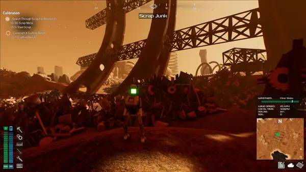 Общий вид на игровую локацию