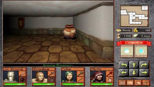 Общий вид на игровую локацию