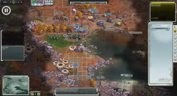 Общий вид на игровую локацию