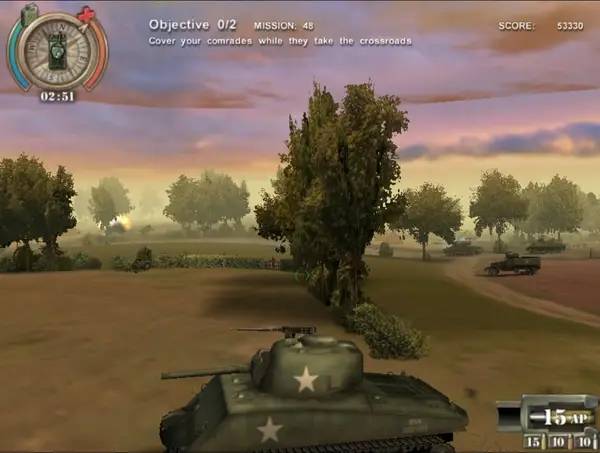 Общий вид на игровую локацию