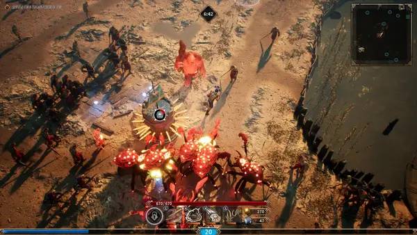 Общий вид на игровую локацию