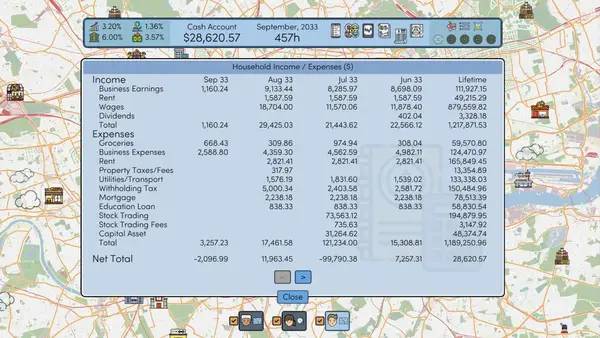 Общий вид на игровую локацию