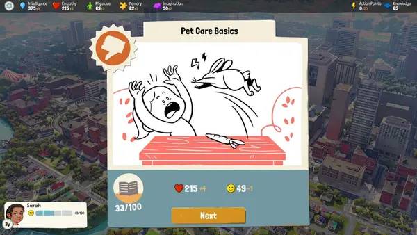 Общий вид на игровую локацию