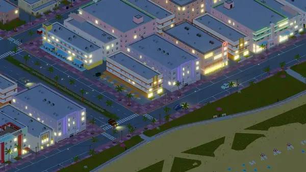 Общий вид на игровую локацию