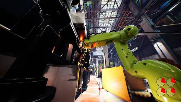 Общий вид на игровую локацию