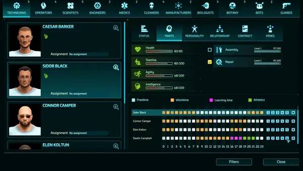 Общий вид на игровую локацию