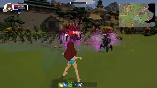 Общий вид на игровую локацию