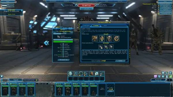 Общий вид на игровую локацию