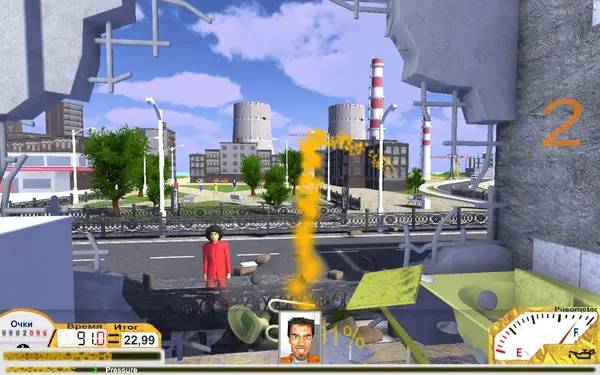 Общий вид на игровую локацию