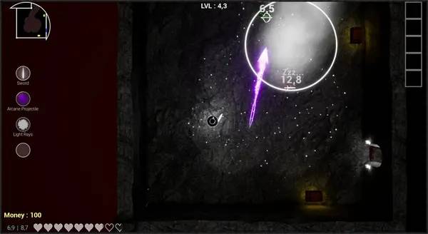 Общий вид на игровую локацию