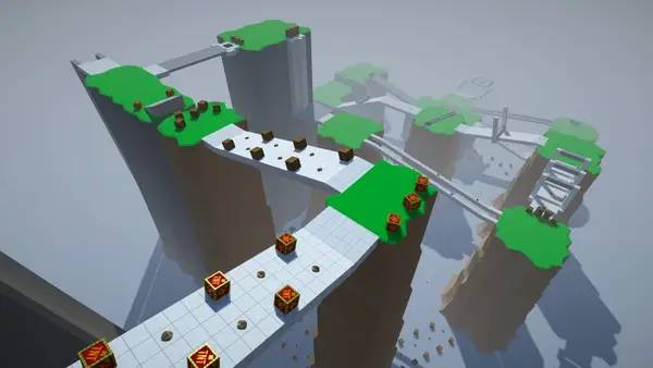 Общий вид на игровую локацию