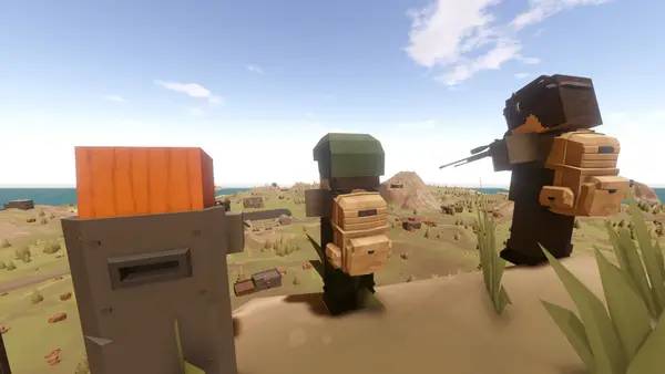 Общий вид на игровую локацию