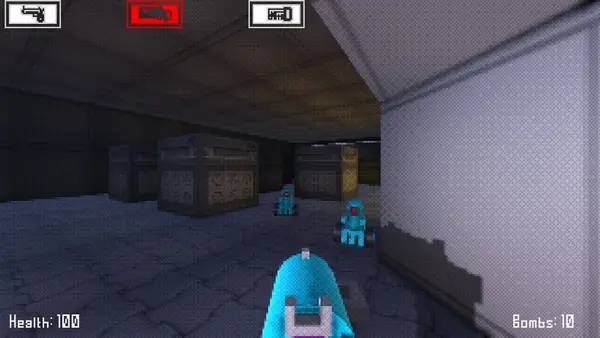 Общий вид на игровую локацию