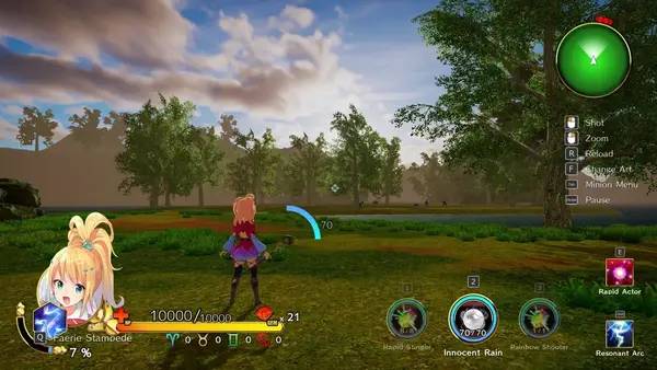 Общий вид на игровую локацию