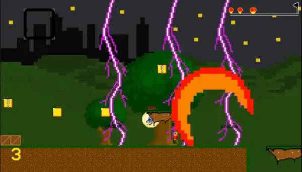 Общий вид на игровую локацию