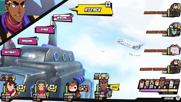 Общий вид на игровую локацию