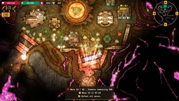 Общий вид на игровую локацию