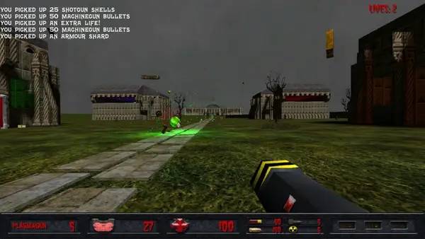 Общий вид на игровую локацию