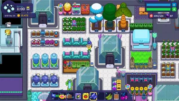 Общий вид на игровую локацию