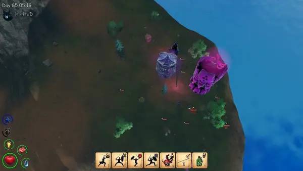 Общий вид на игровую локацию