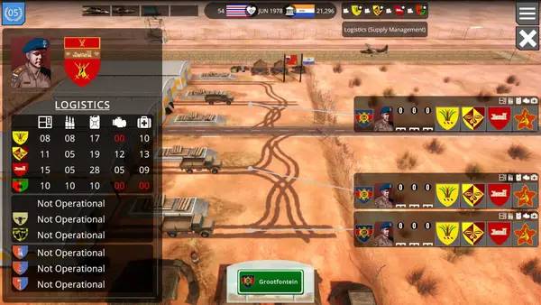 Отображение результата после выполнения миссии в Angola '86