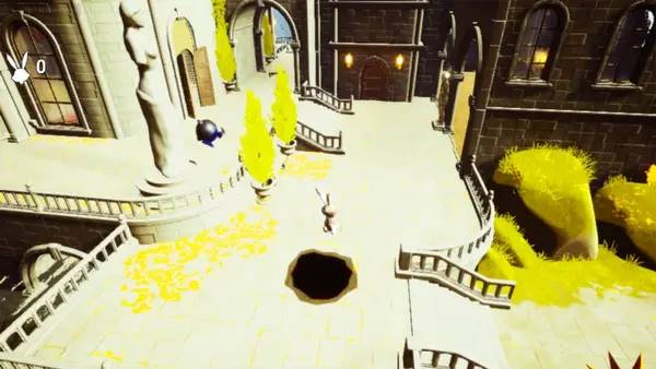 Отображение результата после выполнения миссии в Angry Bunny 2 Lost hole