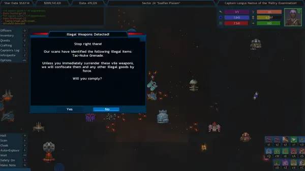 Отображение результата после выполнения миссии в Approaching Infinity