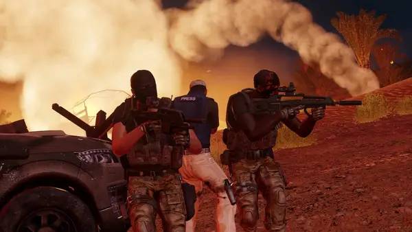 Отображение результата после выполнения миссии в Arma 3 Western Sahara