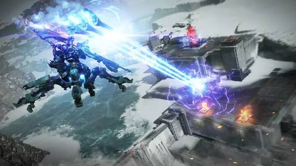 Отображение результата после выполнения миссии в ARMORED CORE 6 FIRES OF RUBICON