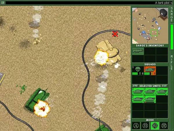 Отображение результата после выполнения миссии в Army Men Toys in Space