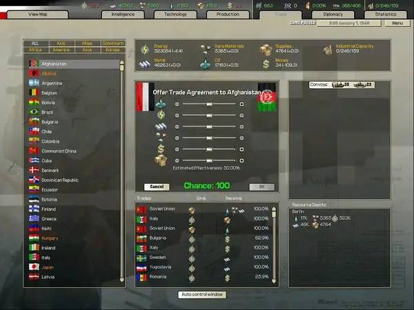 Отображение результата после выполнения миссии в Arsenal of Democracy  A Hearts of Iron Game