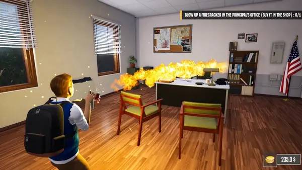 Отображение результата после выполнения миссии в Bad Guys at School