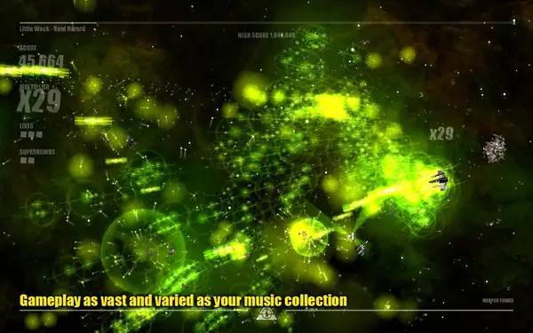 Отображение результата после выполнения миссии в Beat Hazard