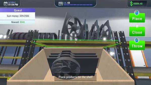 Отображение результата после выполнения миссии в Car Mechanic Shop Simulator