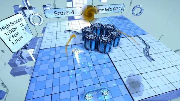 Отображение результата после выполнения миссии в Caromble!