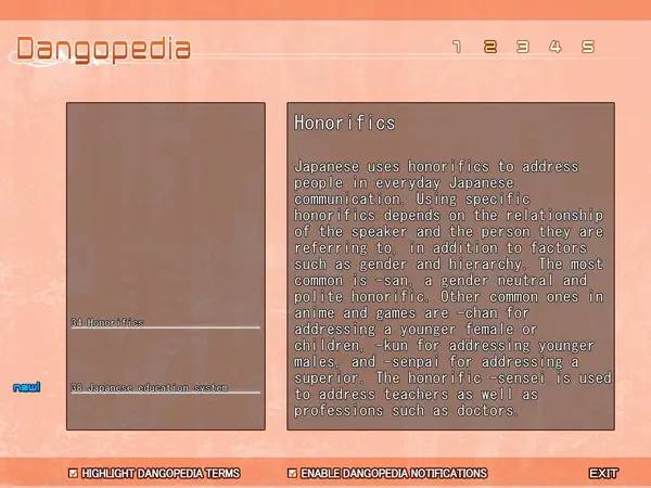 Отображение результата после выполнения миссии в CLANNAD