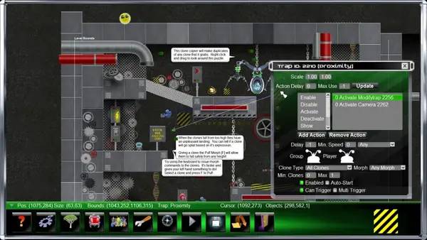 Отображение результата после выполнения миссии в Clones