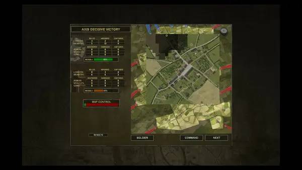 Отображение результата после выполнения миссии в Close Combat - Gateway to Caen