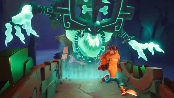 Отображение результата после выполнения миссии в Crash Bandicoot 4  It's About Time