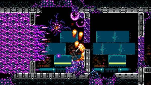 Отображение результата после выполнения миссии в Cyber Shadow