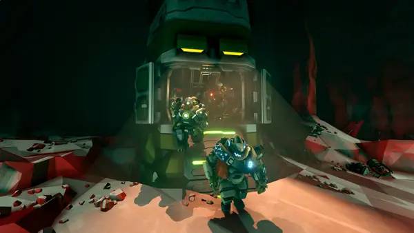 Отображение результата после выполнения миссии в Deep Rock Galactic  Rogue Core