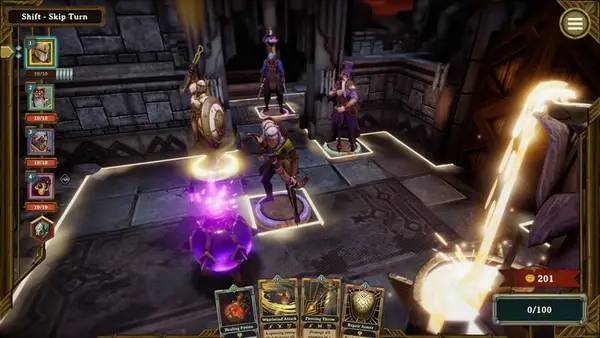 Отображение результата после выполнения миссии в Demeo