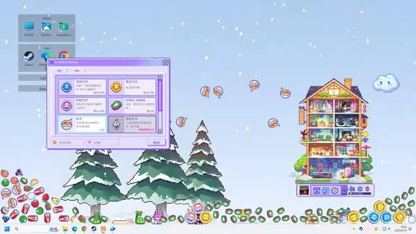 Отображение результата после выполнения миссии в Desk Paws