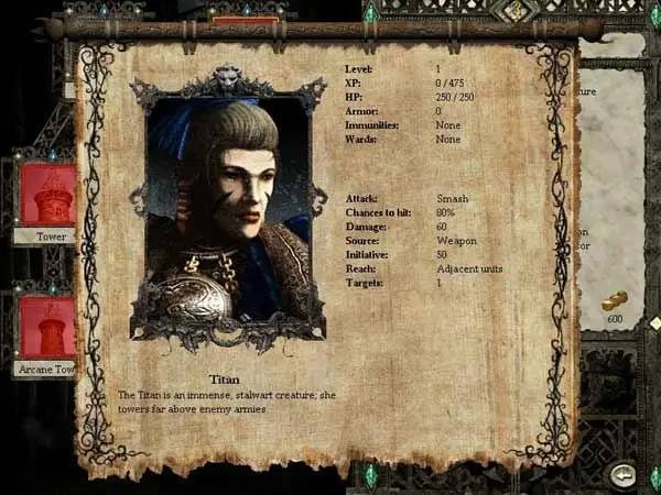 Отображение результата после выполнения миссии в Disciples 2 Rise of the Elves