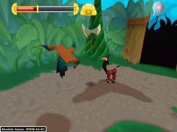 Отображение результата после выполнения миссии в Disney's The Emperor's New Groove Action Game