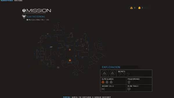 Отображение результата после выполнения миссии в Doom - Embers Of Armageddon